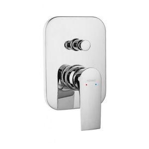 NOVASERVIS Sprchová podomítková baterie ALGEO SQUARE chrom BAQ7P obraz