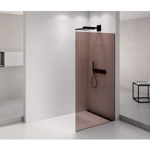 POLYSAN ARCHITEX BLACK MATT sprchová zástěna 862, sklo Marron AXB90MR obraz