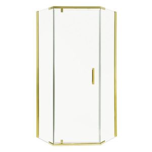 KERRA Sprchový kout pětiboký Kora 90 Zlatá 5907548116451 obraz