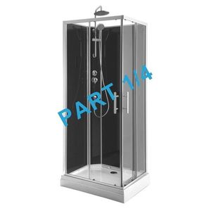 AQUALINE GRANVIK sprchový box 700x900x2180 komponent 1/4 sprchová vanička, bílá 16-070-09-11-00 obraz