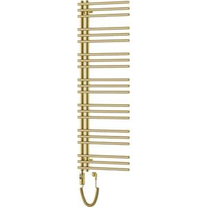 MEXEN/S Neptun radiátor + topná tyč 1400 x 500 mm, 600 W, zlatá W101-1400-500-2600-50 obraz
