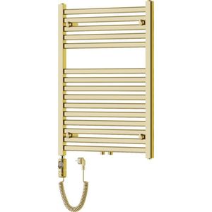 MEXEN/S Hades radiátor + topná tyč 800 x 600 mm, 600 W, zlatá W104-0800-600-2600-50 obraz