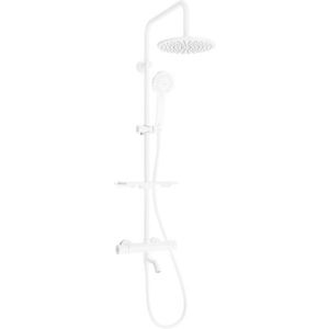 MEXEN/S KT40 vanový-sprchový set s termostatickou baterií, bílá 779004093-20 obraz