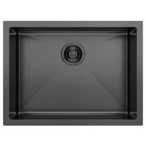 SAPHO ZENITH nerezový dřez 60x45cm, gun metal ZN6045B obraz