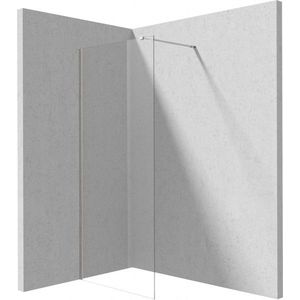 DEANTE Sprchová stěna Prizma chrom, walk-in, 120 cm KTJ_032P obraz