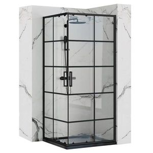 REA Sprchový kout Concept černý 90x90 REA-K5478 obraz