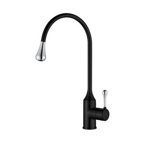 INVENA Dřezová baterie PINGO, černá-chrom BZ-55-L08-L obraz