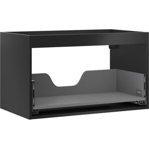 MEXEN Box-A skříňka pro umyvadlo 80, 1 šuplík, černá mat 91AX0-0800-470-1-71 obraz