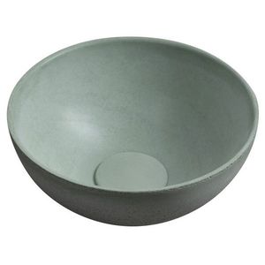 SAPHO MINOR betonové umývátko na desku, Ø 26cm, zelená mat MR26023 obraz