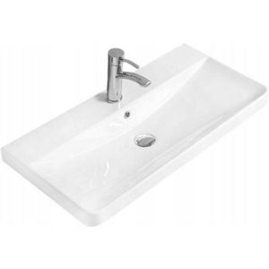 MEXEN Dagna umyvadlo na desku 81x39cm bílá 21998000 obraz