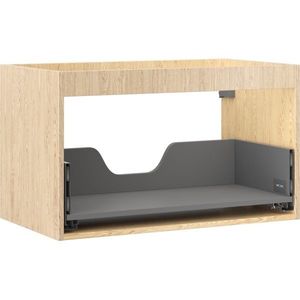 MEXEN Box-A skříňka pro umyvadlo 80, 1 šuplík, dub 91AX0-0800-470-1-81 obraz