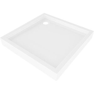 MEXEN Flow+ Sprchová vanička čtvercová 70 x 70, bílá lesk 46S107070H obraz
