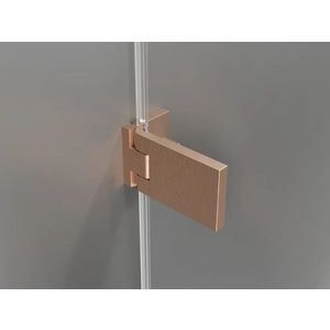 MEXEN LUNAR nástěnné panty levá 2 ks měď kartáčovaná 830-06-65-L obraz