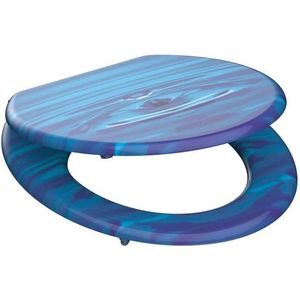Eisl Wc sedátko Blue drop MDF se zpomalovacím mechanismem SOFT-CLOSE 80125 blue drop obraz