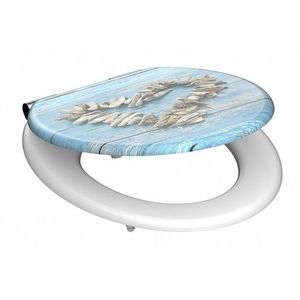 Eisl Wc sedátko Shell heart MDF HG se zpomalovacím mechanismem SOFT-CLOSE 80540Shellheart obraz