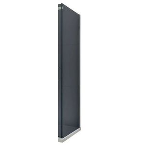 MEXEN OMEGA stěna 80x190 cm 8 mm chrom, grey 820-080-000-01-40 obraz