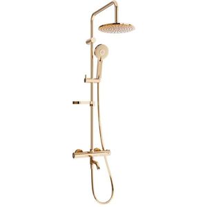 MEXEN/S KX40 vanový sloup s termostatickou baterií, růžové zlato 779004091-60 obraz