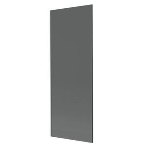 MEXEN NEXT sklo k vanové zástěně 100x150 fix 6mm, kouřové 895-100-000-00-40 obraz
