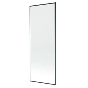 MEXEN NEXT sklo k vanové zástěně 100x150 fix 6mm, černý rám 895-100-000-00-70 obraz