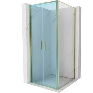 MEXEN Boční stěna pro Exo 100x200 6mm zlato, transparent 810-100-000-50-00 obraz