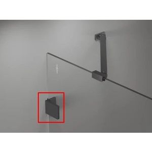 MEXEN LUNAR nástěnný držák s krytkou /2 kusy/, grafit kartáčovaná 830-04-66 obraz