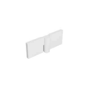 MEXEN LUNAR panty pro pětiúhlou zástěnu 2 ks pravé bílá 830-07-20-P obraz