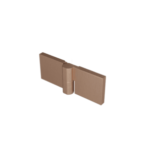 MEXEN LUNAR panty pro pětiúhlou zástěnu 2 ks levé měď kartáčovaná 830-07-65-L obraz