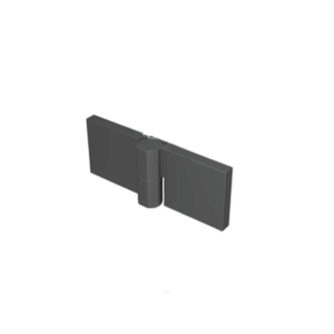 MEXEN LUNAR panty pro pětiúhlou zástěnu 2 ks levé grafit metal 830-07-95-L obraz