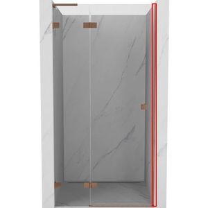 MEXEN LUNAR hliníkový profil s magnetickým těsněním 1 ks, měď kartáčovaná 830-01-65 obraz