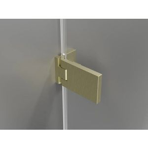 MEXEN LUNAR nástěnné panty levá 2 ks zlatá kartáčovaná 830-06-55-L obraz