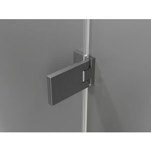 MEXEN LUNAR nástěnné panty pravá 2 ks grafit kartáčovaná 830-06-66-P obraz