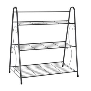 Kovový regál Veruma, tmavě šedá obraz