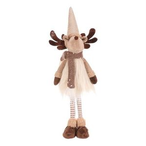 Vánoční dekorace Sob stojící, v. 51 cm, béžová/hnědá obraz