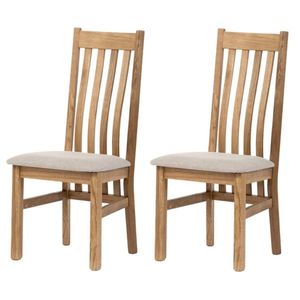 Sada jídelních židlí C-2100 CRM2, dub, 2 ks obraz