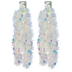 Bohatý vánoční řetěz s duhovým efektem Stars, 2 m, SADA 2 KS obraz