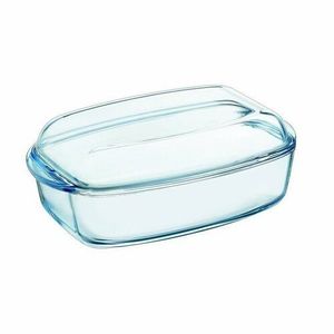 Pyrex Skleněná zapékací mísa s víkem, 4, 5 l obraz