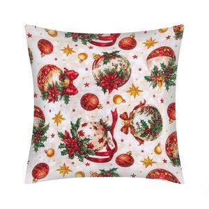 Bellatex Polštářek Vánoce Vánoční ozdoby, 45 x 45 cm obraz