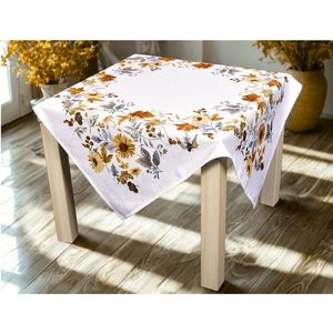 Forbyt Ubrus Podzimní květy, 85 x 85 cm obraz