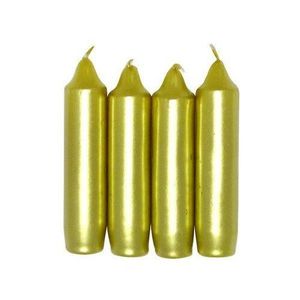 Provence Adventní svíčka zlatá, 4 ks obraz