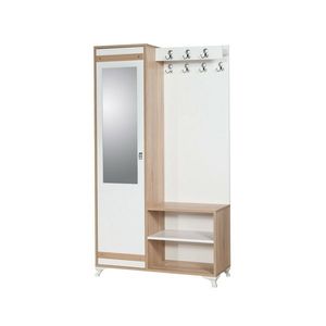 Předsíňová sestava Inci White and Sonoma Oak obraz