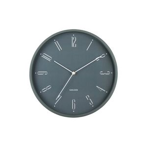 Karlsson 5988GR designové nástěnné hodiny šedá, pr. 30 cm obraz