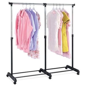 Teleskopický stojan na šaty ABD-1214 BK chrom/černý obraz