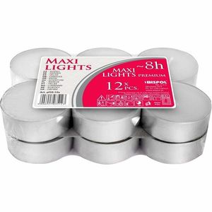 Sada čajových svíček Maxi, 12 ks obraz