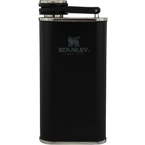 Stanley Placatka Easy-Fill Wide Mouth Flask 230 ml Matte Black Pebble obraz