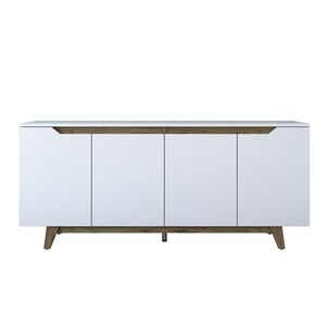 Skříňka Good White and Walnut obraz
