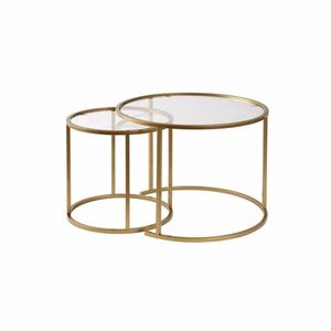 Sada konferenčních stolků Aurum Gold 60 cm, 2 ks obraz