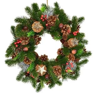 Vánoční zdobený smrkový věnec Winter Dream, 40 cm obraz