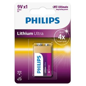Philips Baterie 9 V Lithium Ultra obraz
