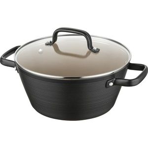 Florina Hliníkový hrnec Carina Black 3, 3 l, 24 cm, pr. 24 cm obraz