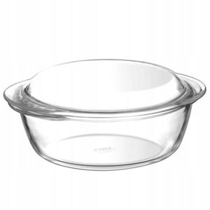Pyrex Skleněná zapékací mísa s víkem kulatá 3 l obraz